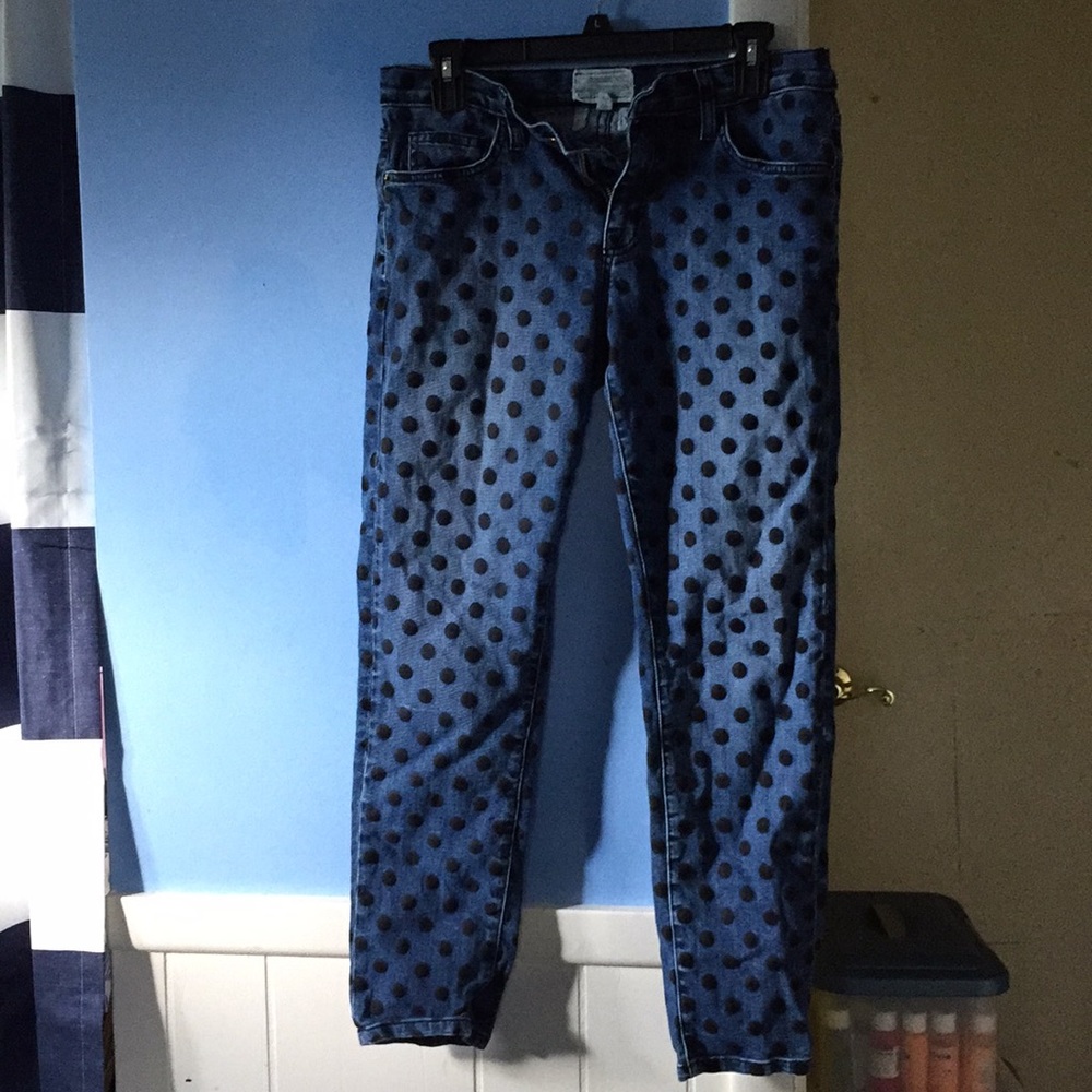 Polka dot jeans